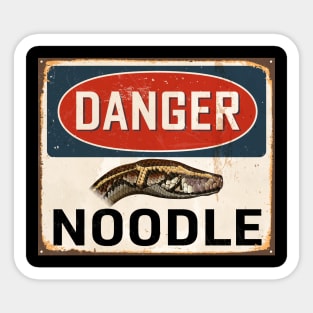 Danger Noodle Snek Sticker